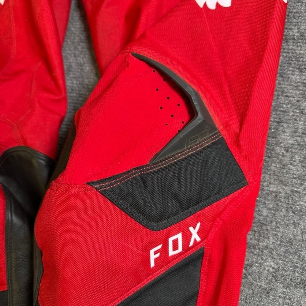 Fox Racing 180 Motocross Riding Pants Red Black Youth 12-14-28 - Picture 7 of 14